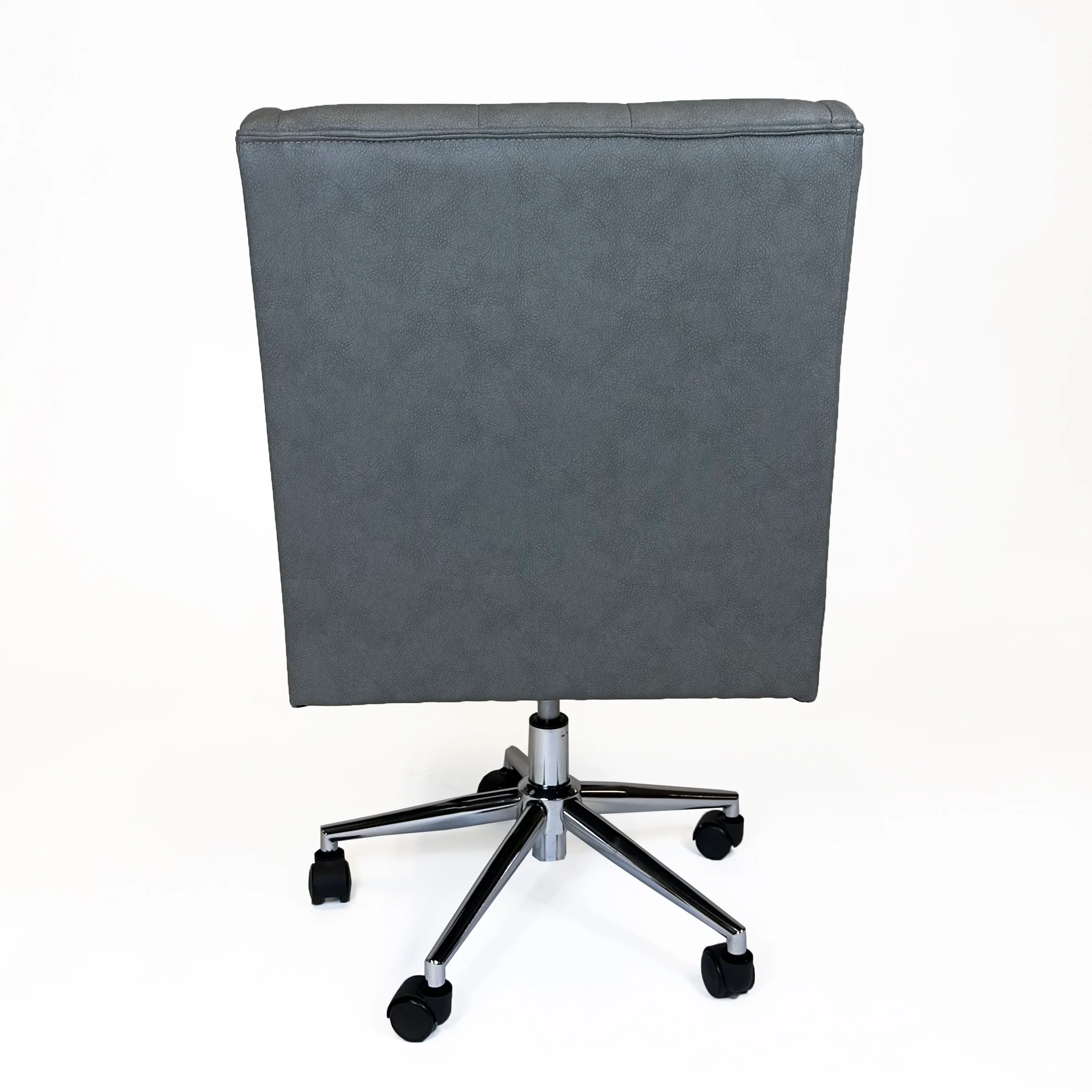 Amelia Swivel Office Chair | Grey - Image 6