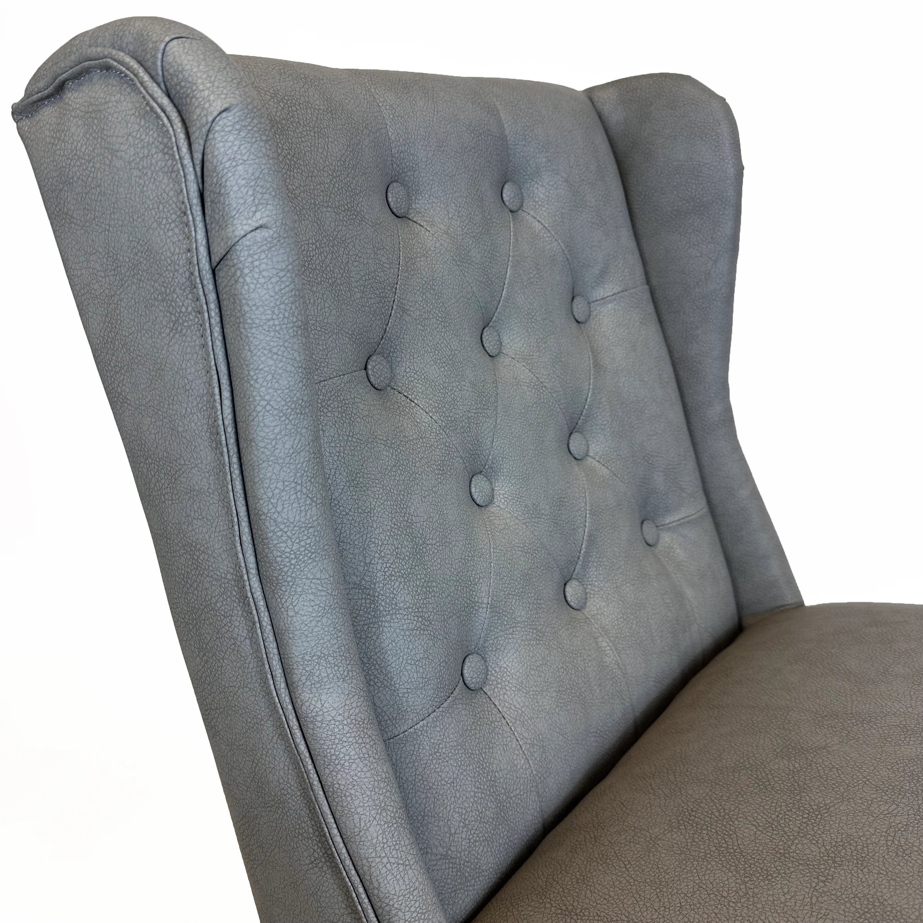 Amelia Swivel Office Chair | Grey - Image 7