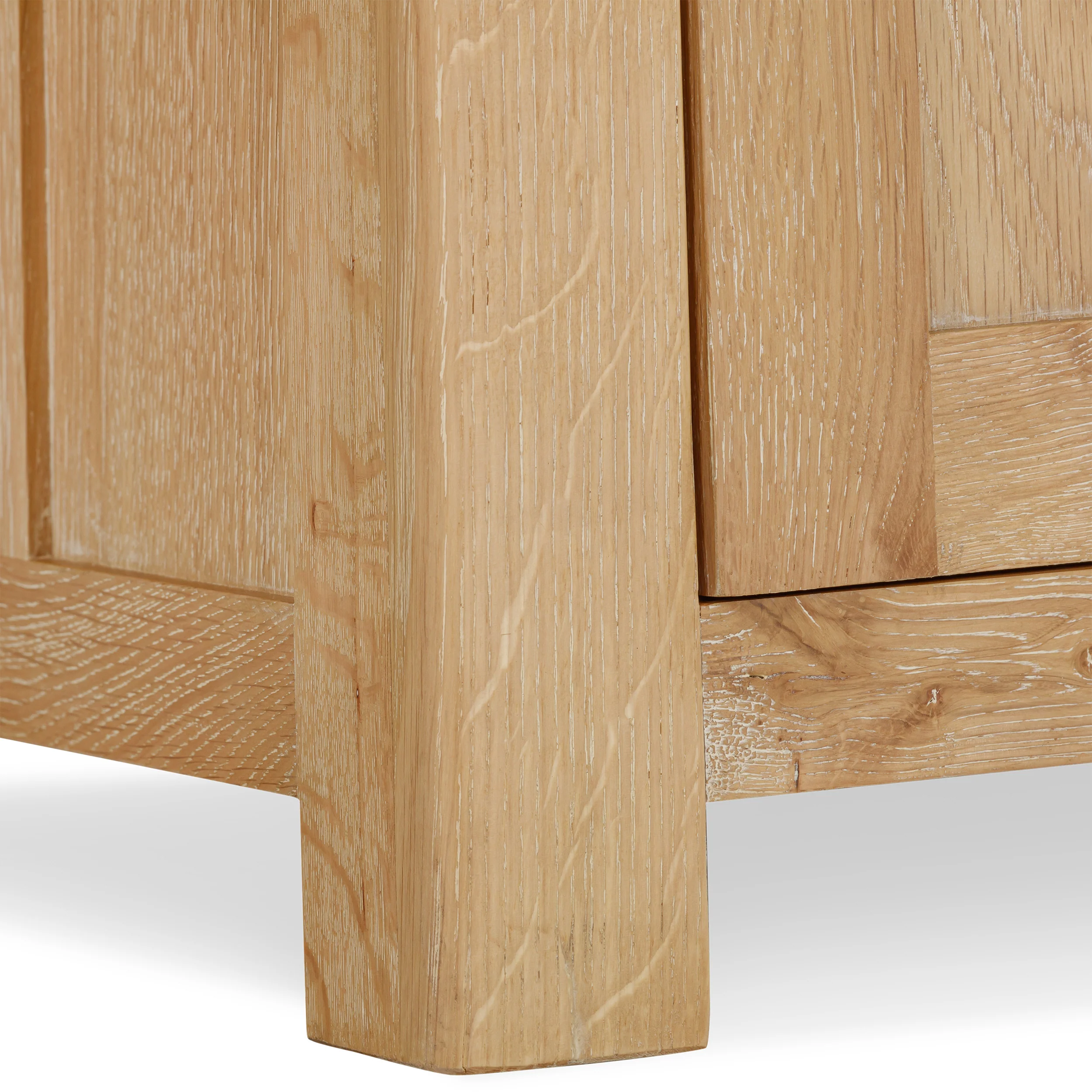 Bath Whitewash Oak Pantry Unit - Image 11