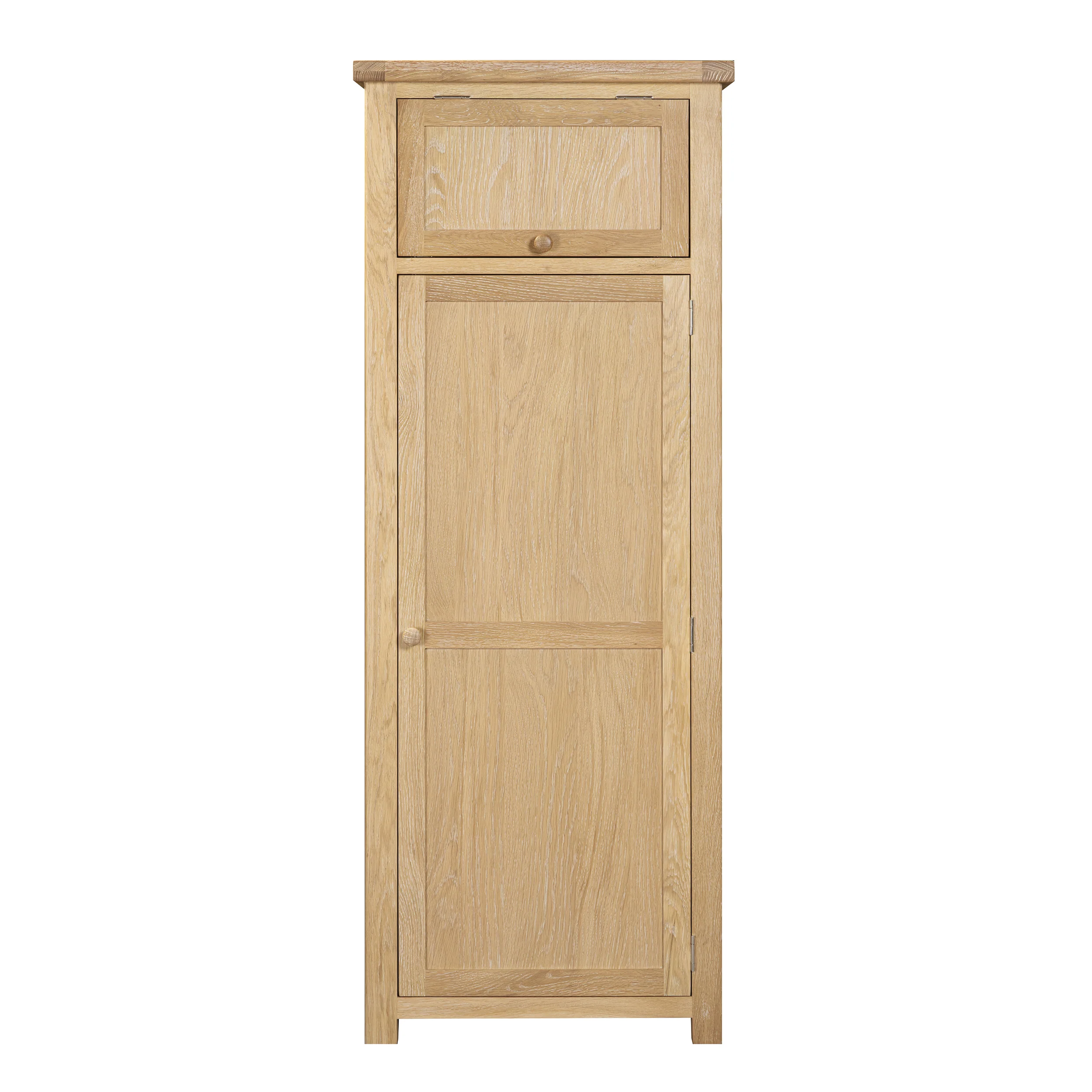 Bath Whitewash Oak Pantry Unit - Image 3