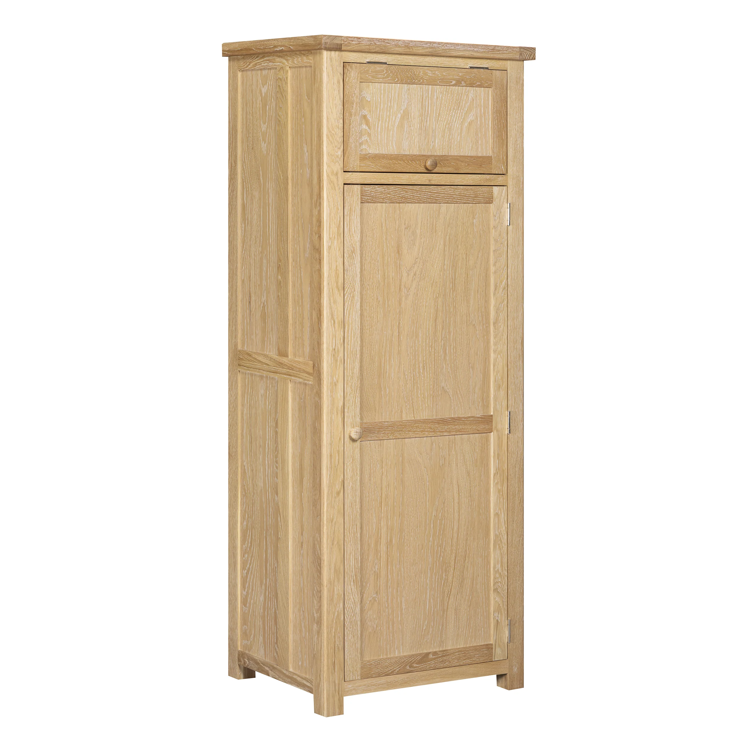 Bath Whitewash Oak Pantry Unit - Image 6