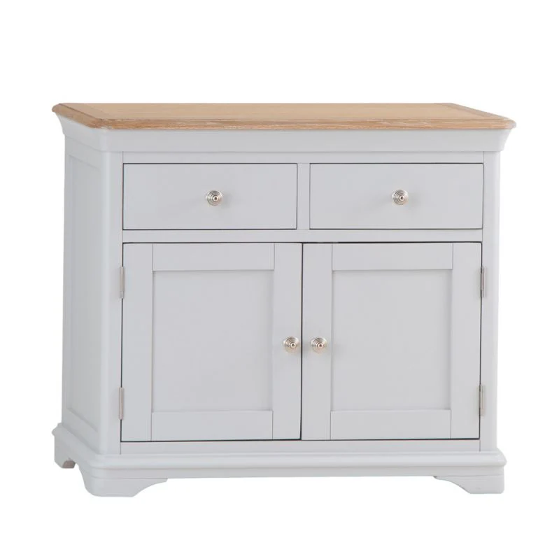 Brighton Grey Painted 2 Door 2 Drawer Sideboard - Grade B - Image 3