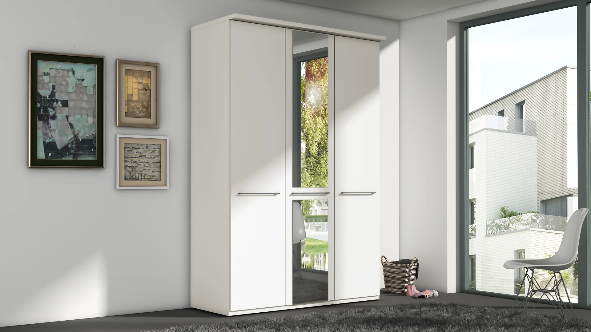 Cairns Wiemann 7 Door Wardrobe - Image 3