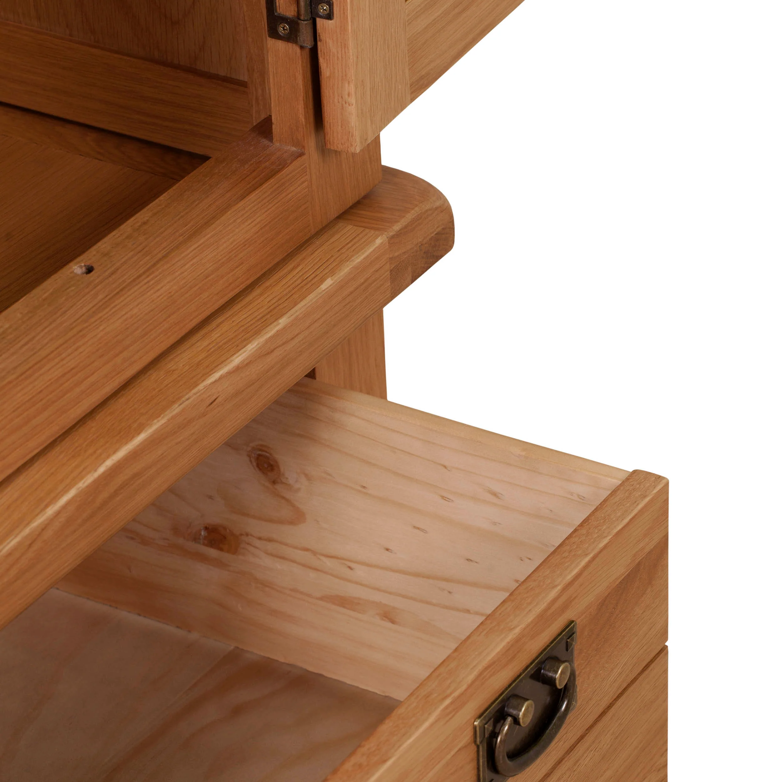 Cambridge Oak Double Wardrobe - Image 10