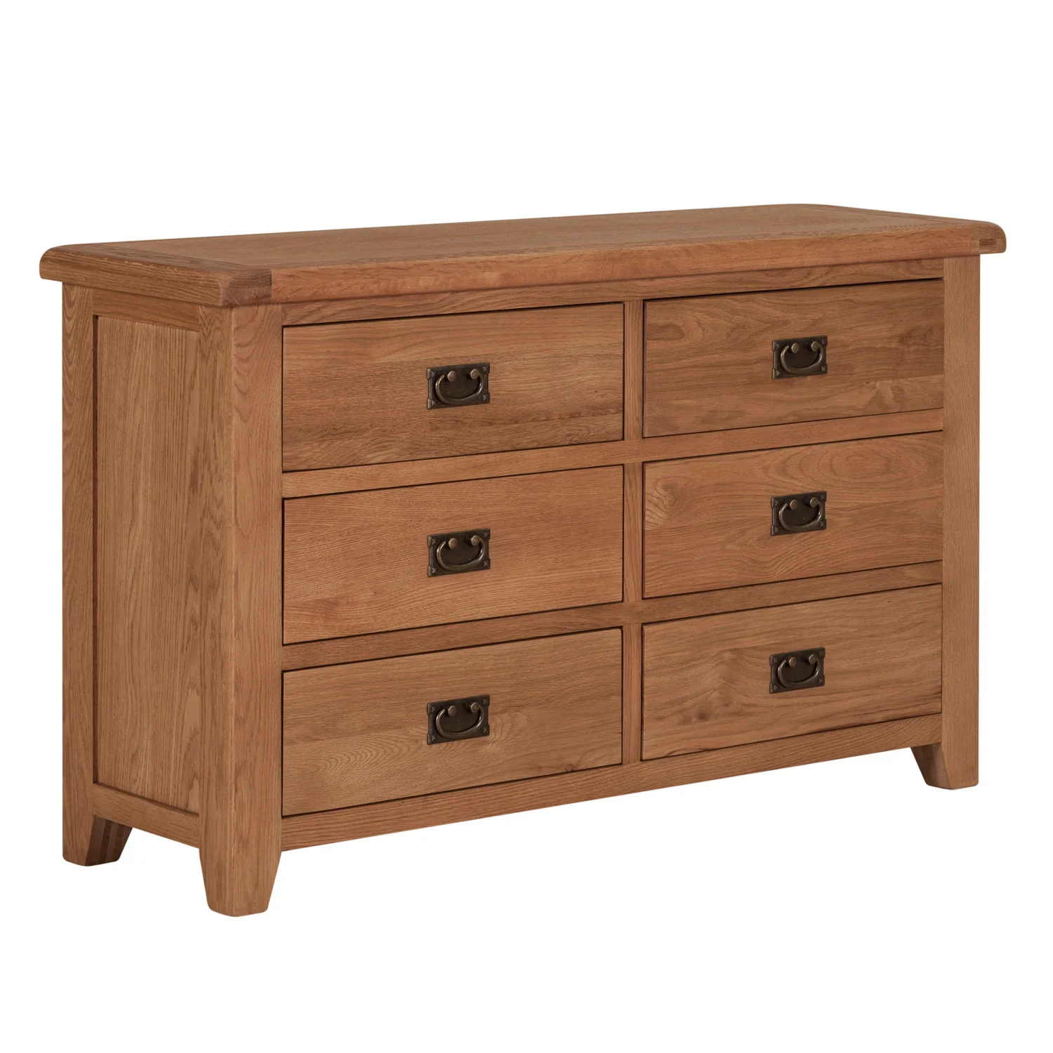 Cambridge Oak 6 Drawer Chest - Image 4