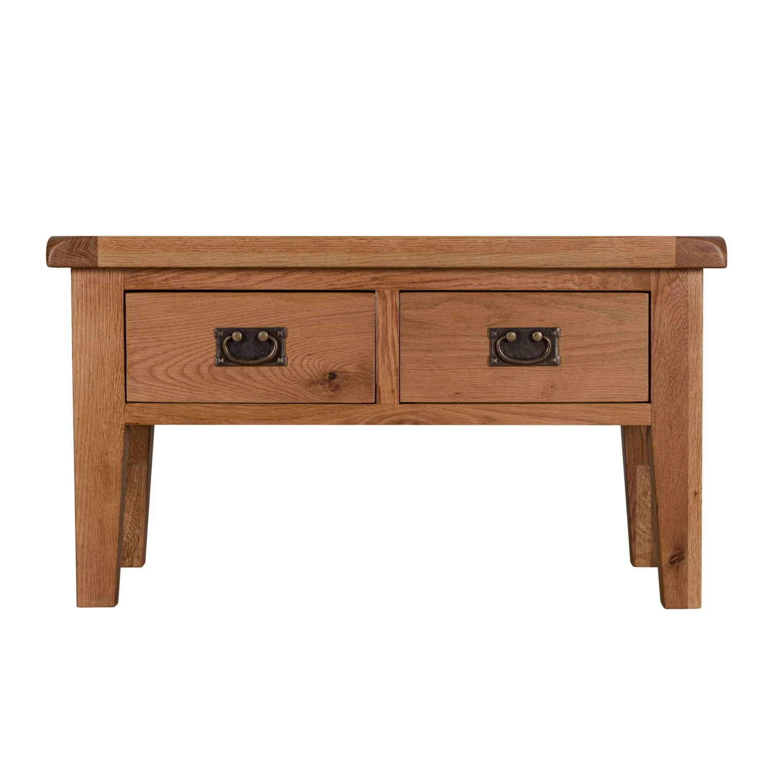 Cambridge Oak Coffee Table with Drawers - Image 2