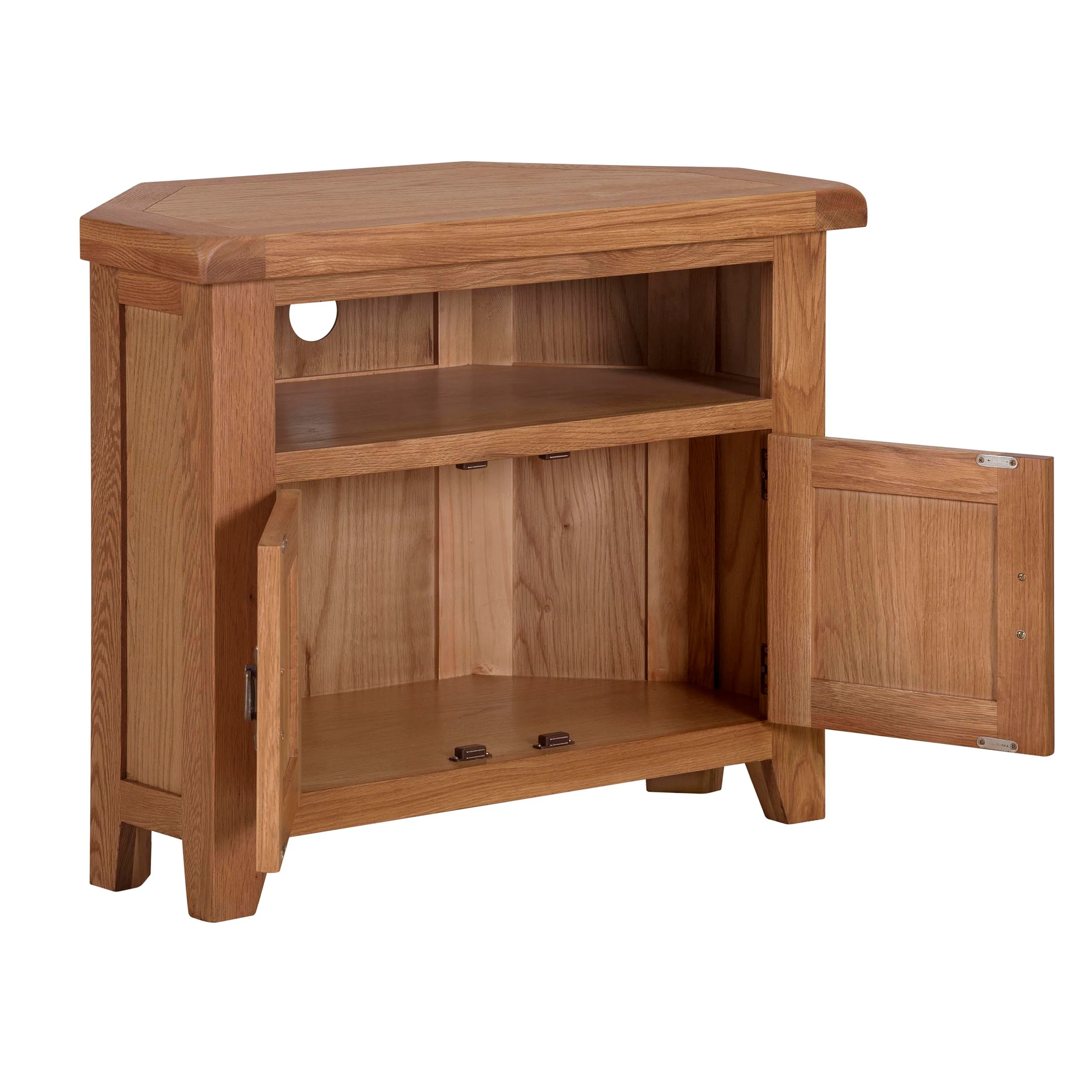 Cambridge Oak Corner TV Unit - Image 5