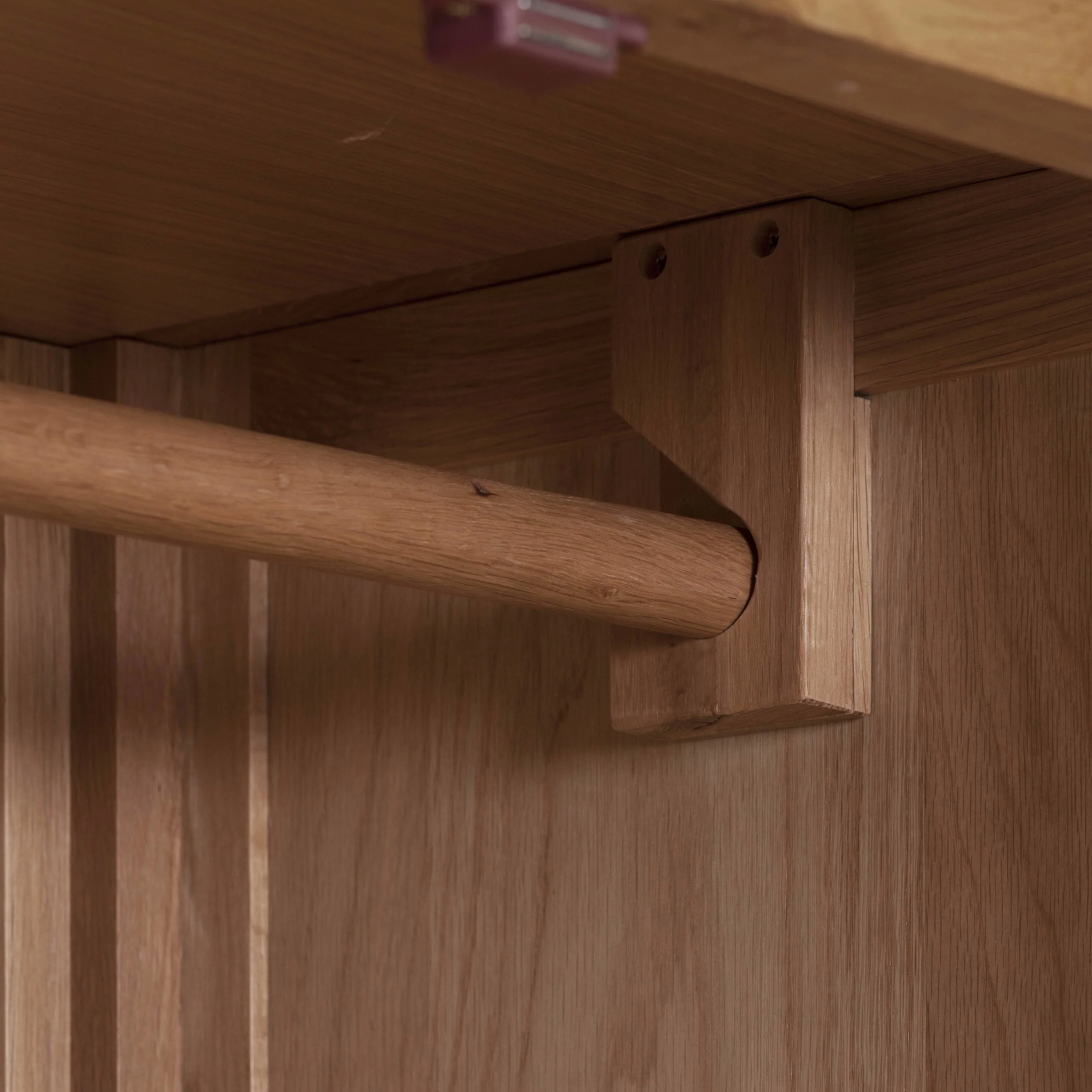 Cambridge Oak Full Hanging Wardrobe - Image 8
