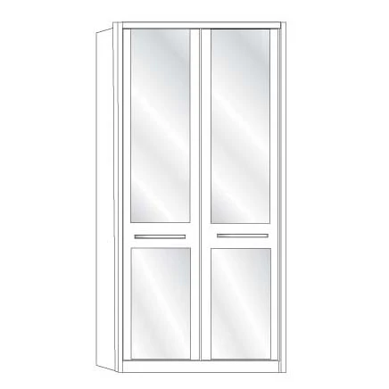 Dakar 2 Wiemann 2 Door Wardrobe - Image 6