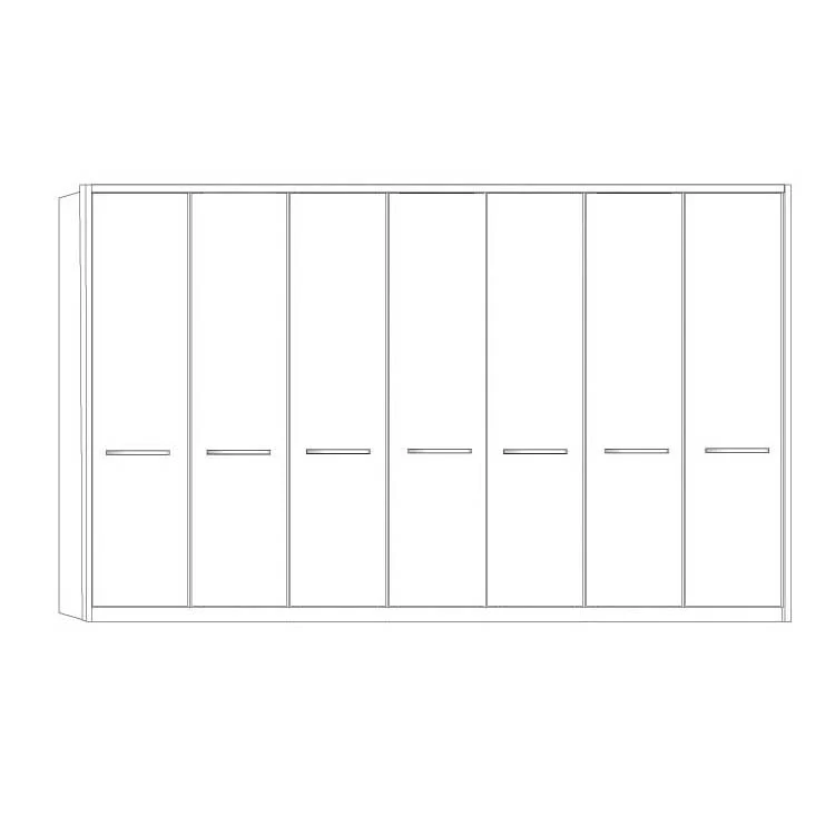 Dakar 2 Wiemann 7 Door Wardrobe - Image 8
