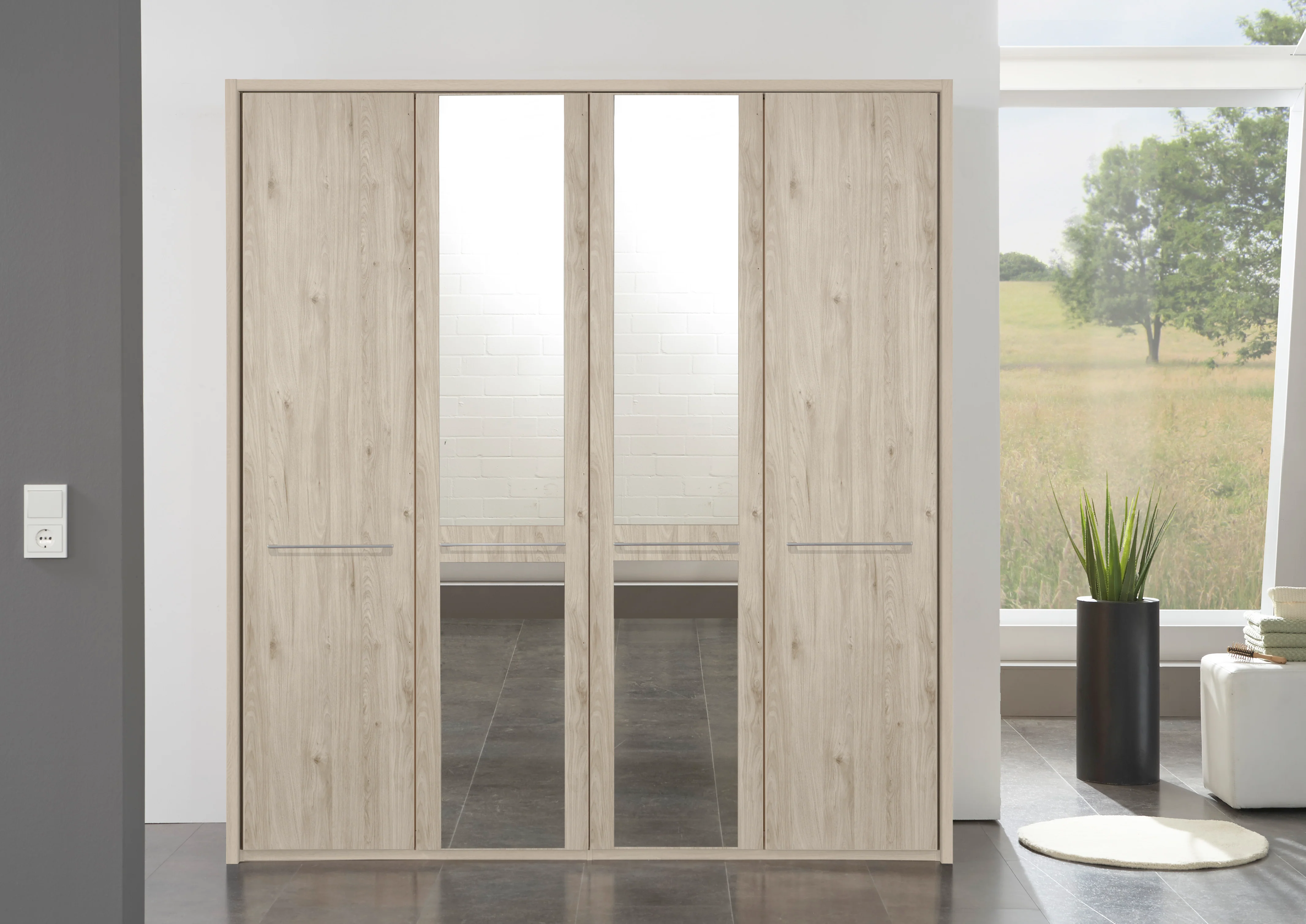 Dakar 2 Wiemann 7 Door Wardrobe With Frame - Image 2
