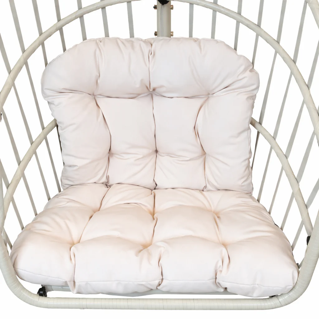 Geelong Hanging Egg Chair | Cream - Image 5