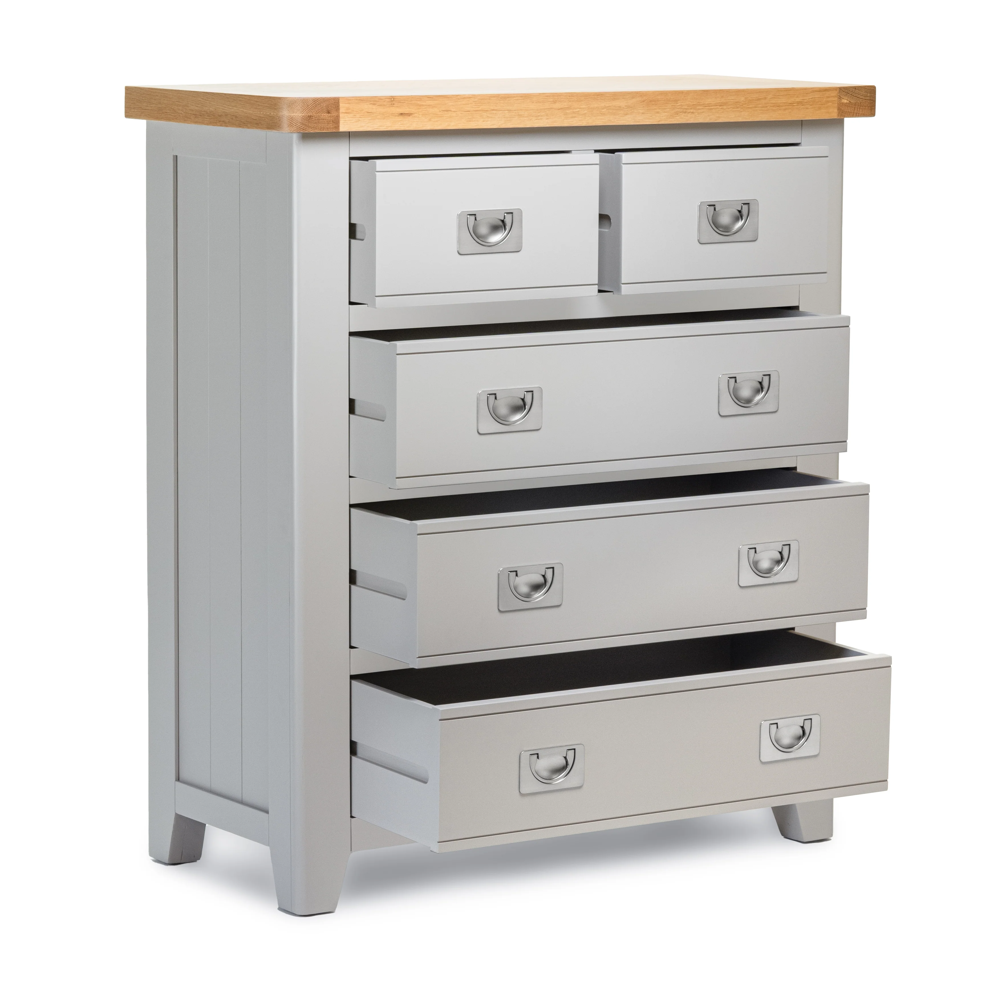 Gloucester Grey 2 Over 3 Chest Of Drawers - Image 3