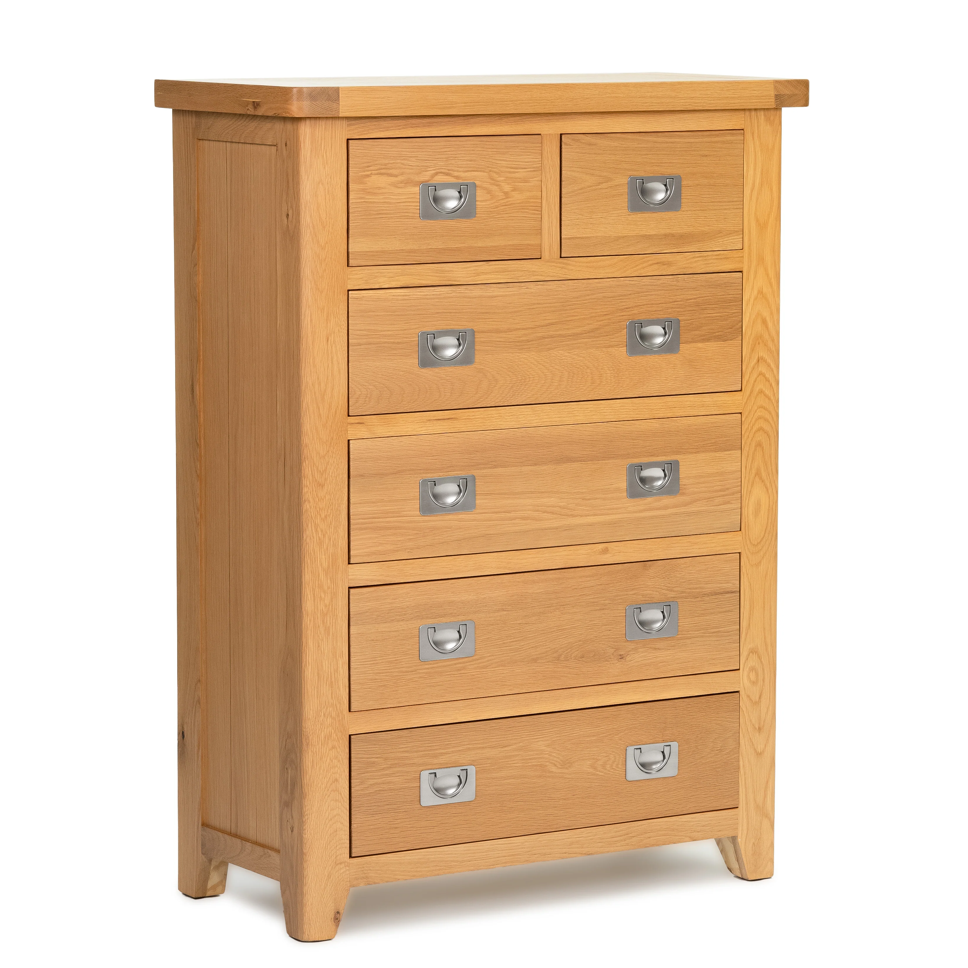 Gloucester Oak 2 Over 4 Chest Of Drawers - Image 2