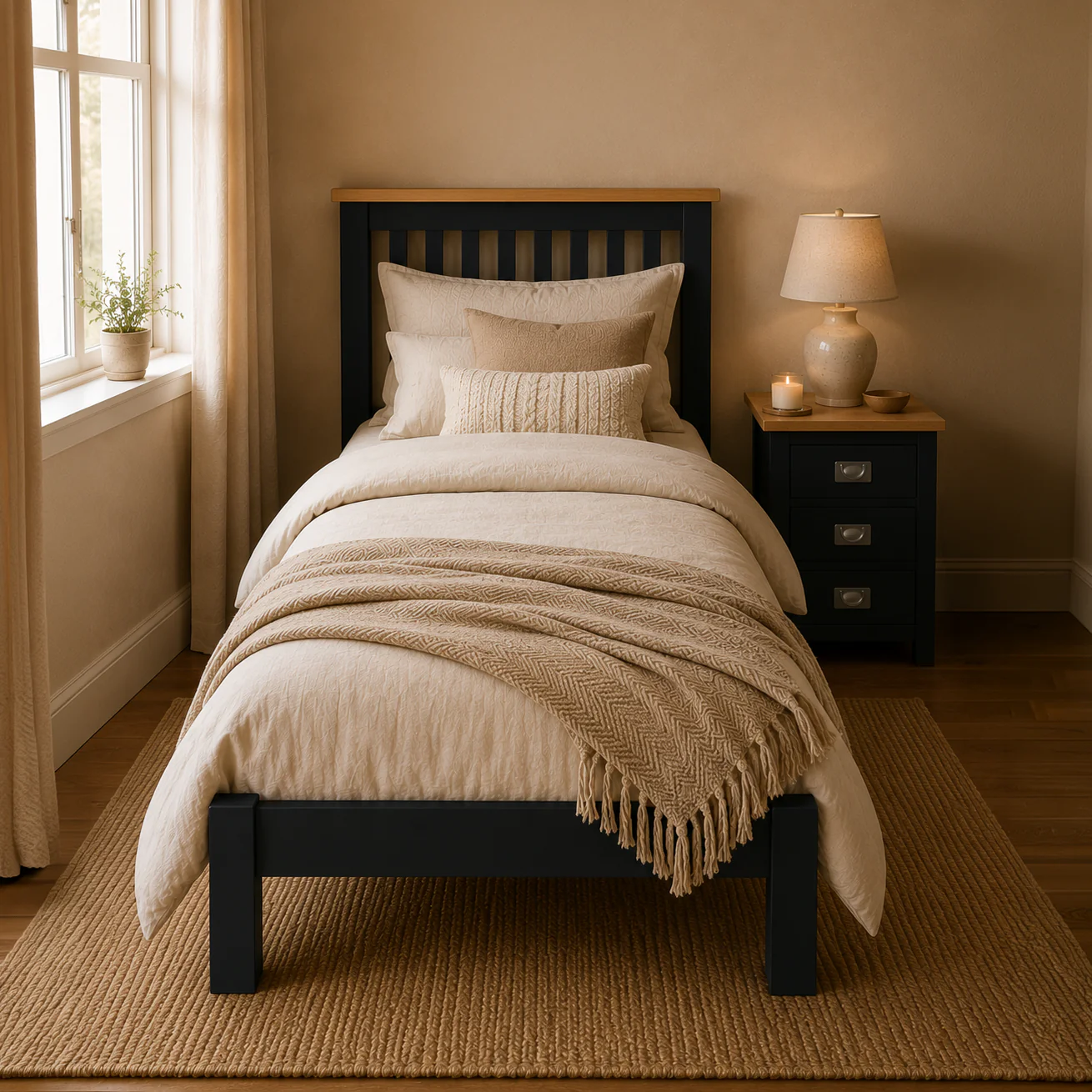 Gloucester Railings 3ft Single Bed