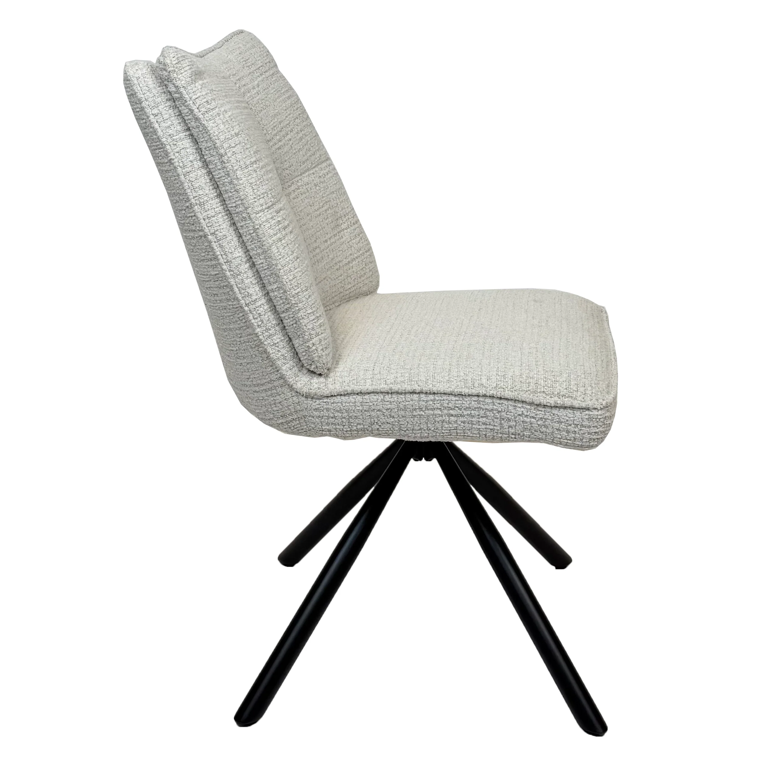 Houston Boucle Dining Chair | Beige - Image 4