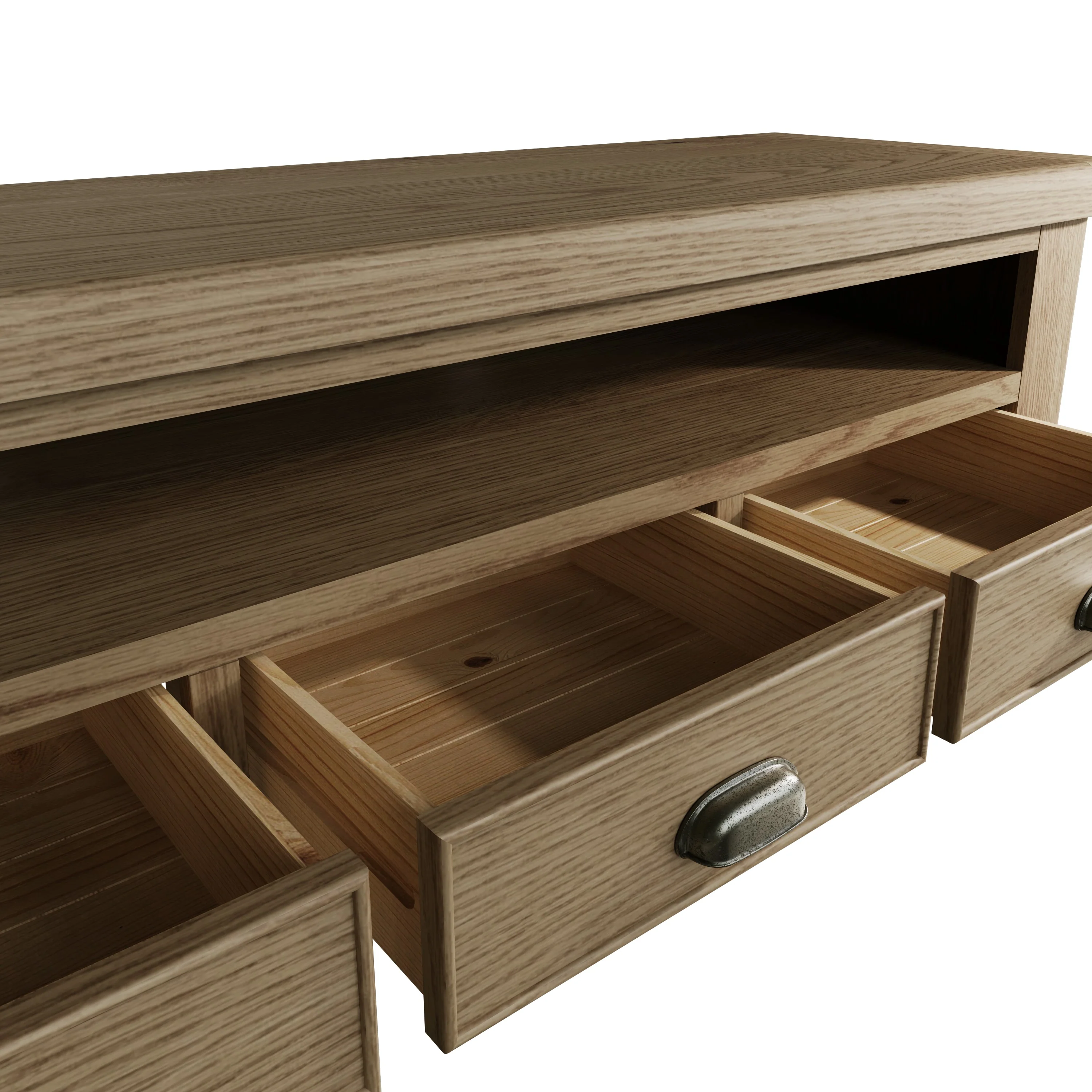 Hove Smoked Oak Large TV Unit - Image 8