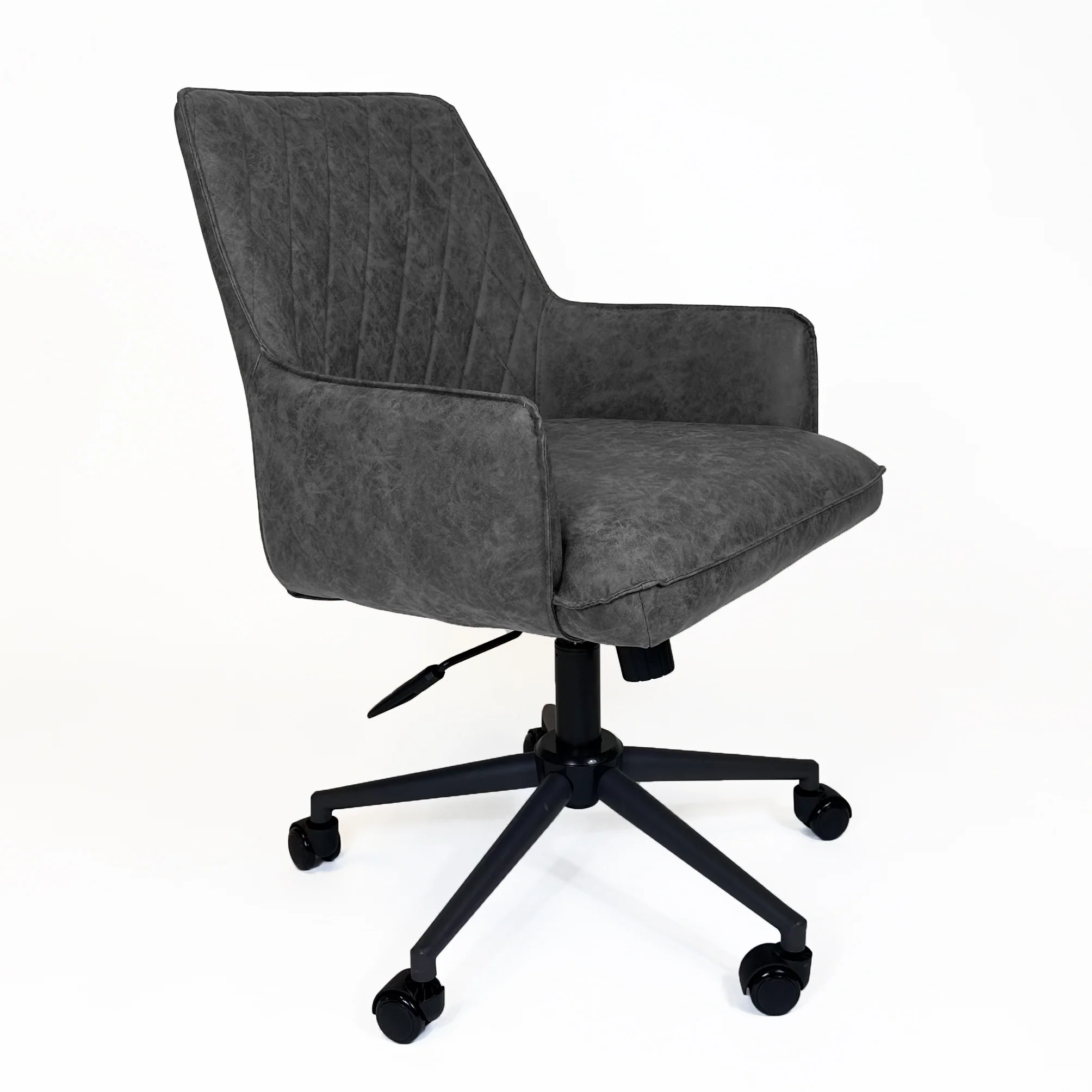 Industrial Diamond Office Chair | Grey - Image 3