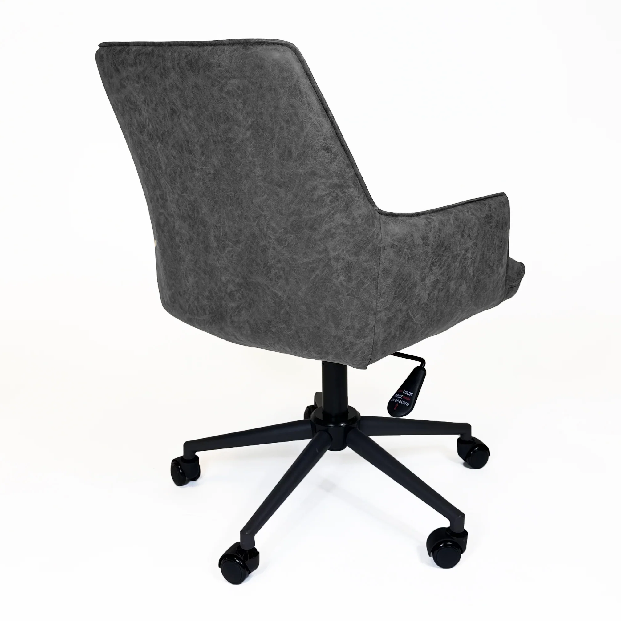 Industrial Diamond Office Chair | Grey - Image 4
