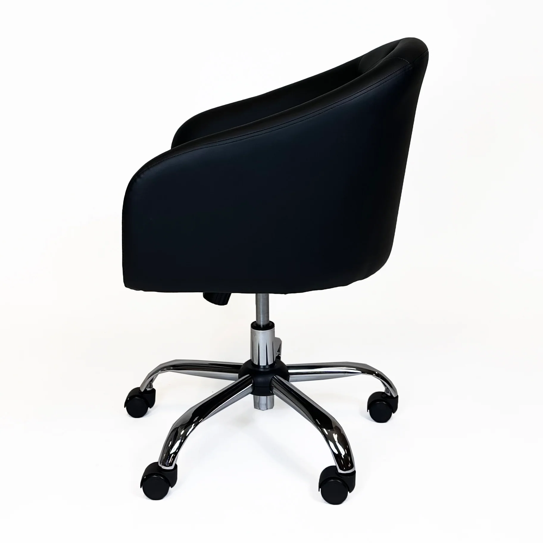Isabella Swivel Office Chair | Black - Image 4