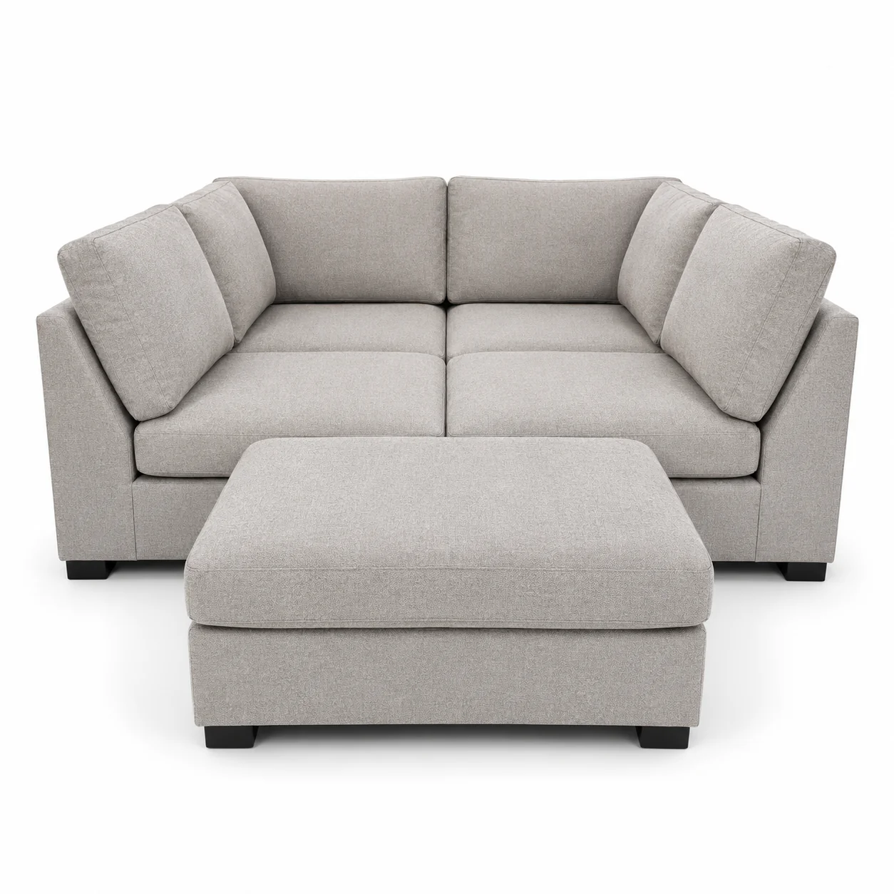 Knightsbridge Grey Full Corner Modular Sofa - Image 10