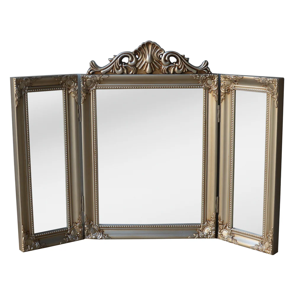 Lambeth Dressing Table Triple Mirror | Champagne