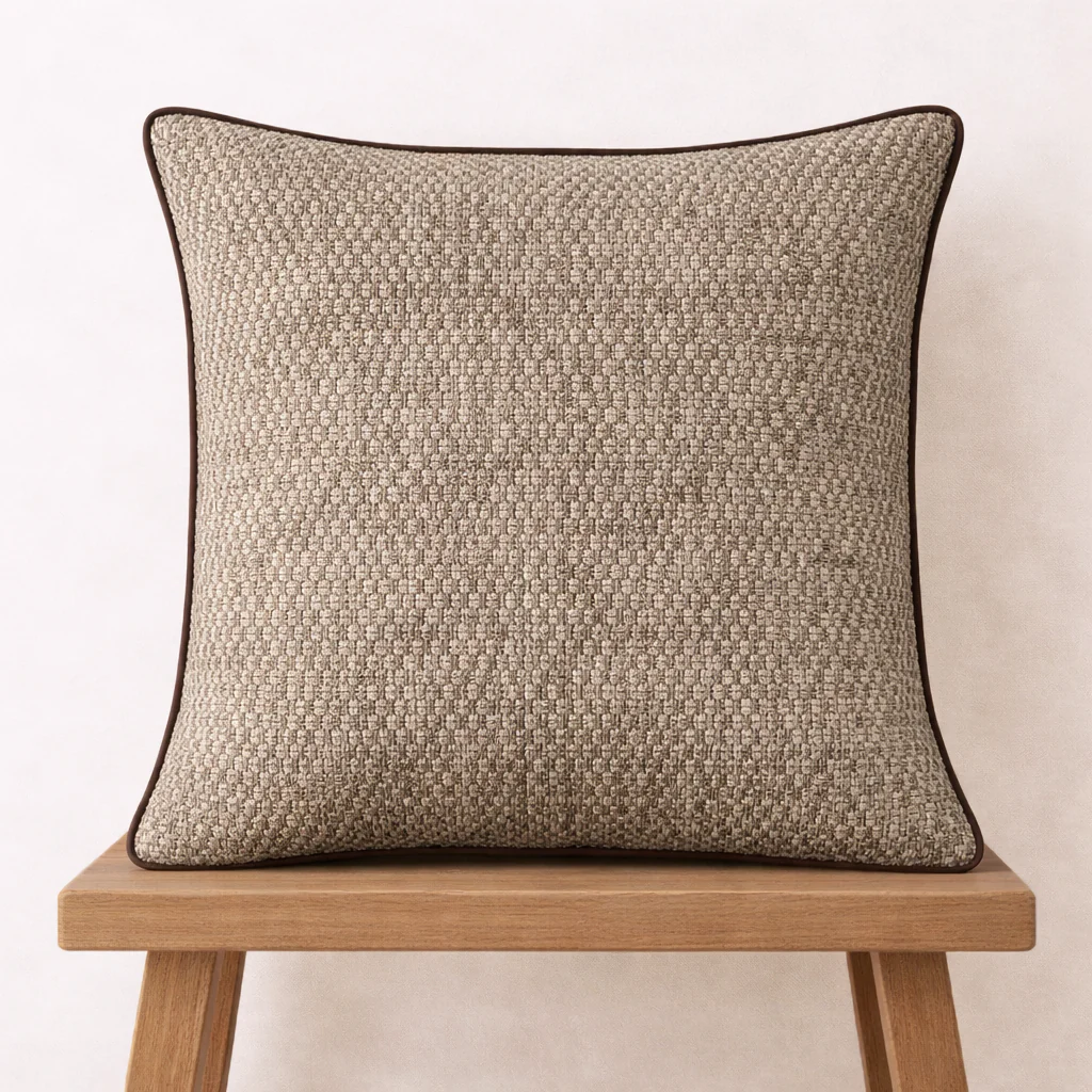 Large Toby Cushion - Coffee