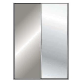 Miami Plus Wiemann 2 Door Sliding Wardrobe With Glass Door & Mirrored Door 200cm - Image 14