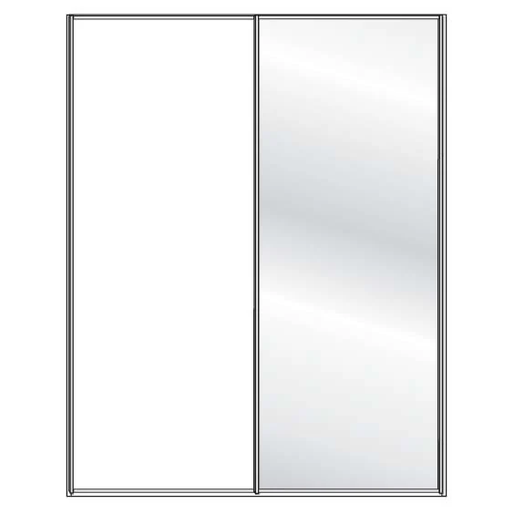 Miami Plus Wiemann 2 Door Sliding Wardrobe 150cm - Image 4