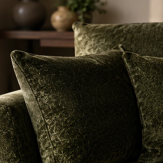 Oasis Olive 4 Seater Sofa - Image 4