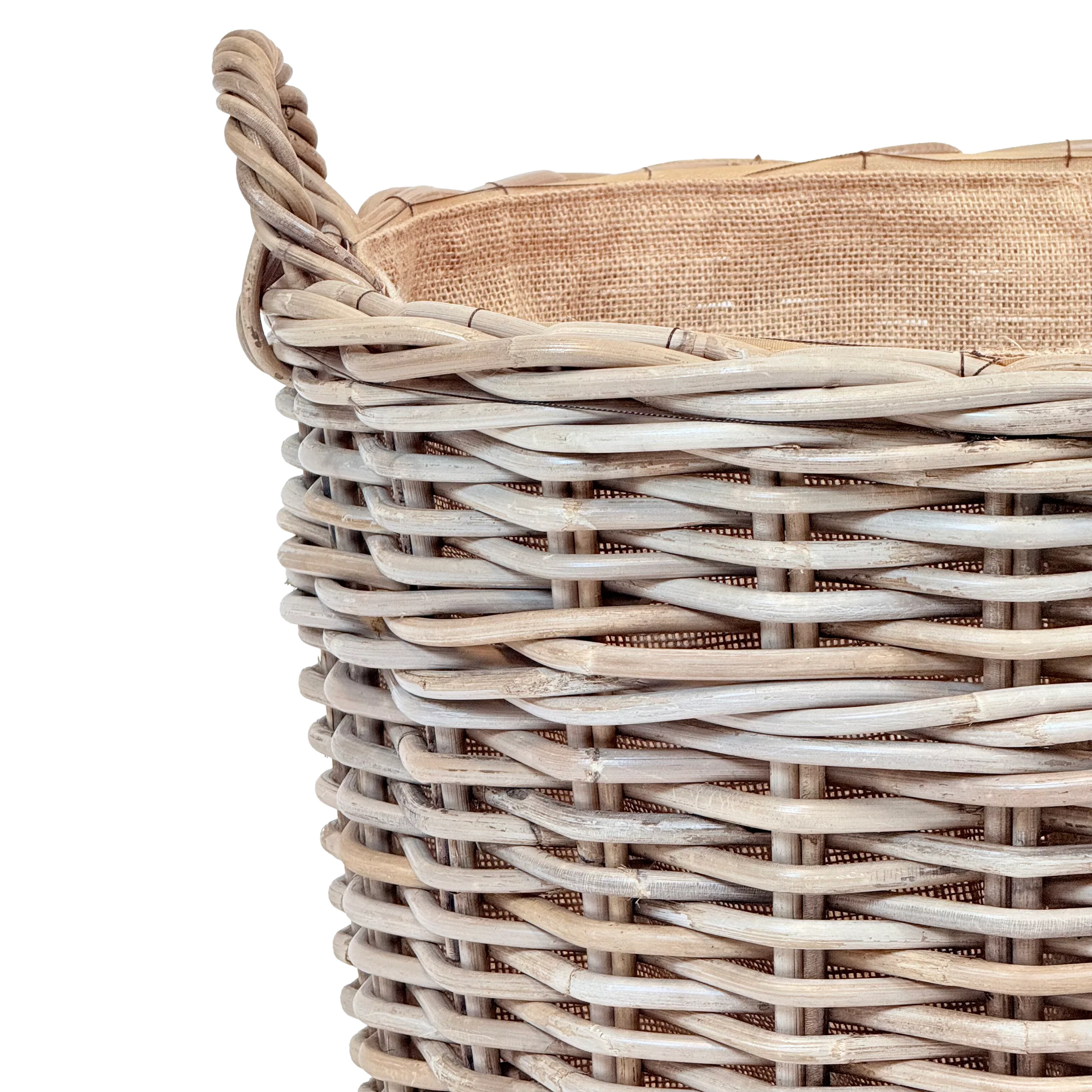 Oval Wicker Log Basket | Large - Image 4
