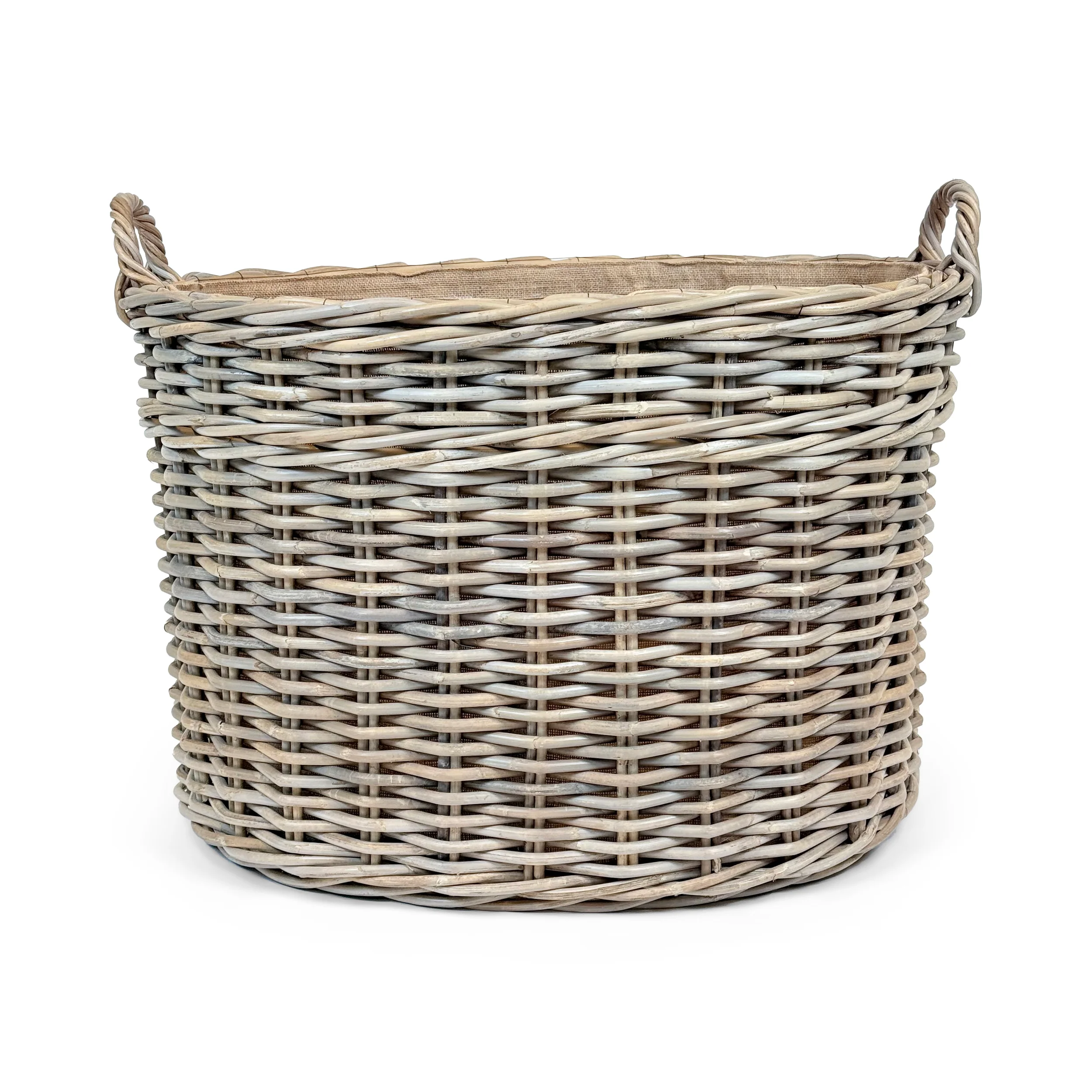 Oval Wicker Log Basket | Medium - Image 2