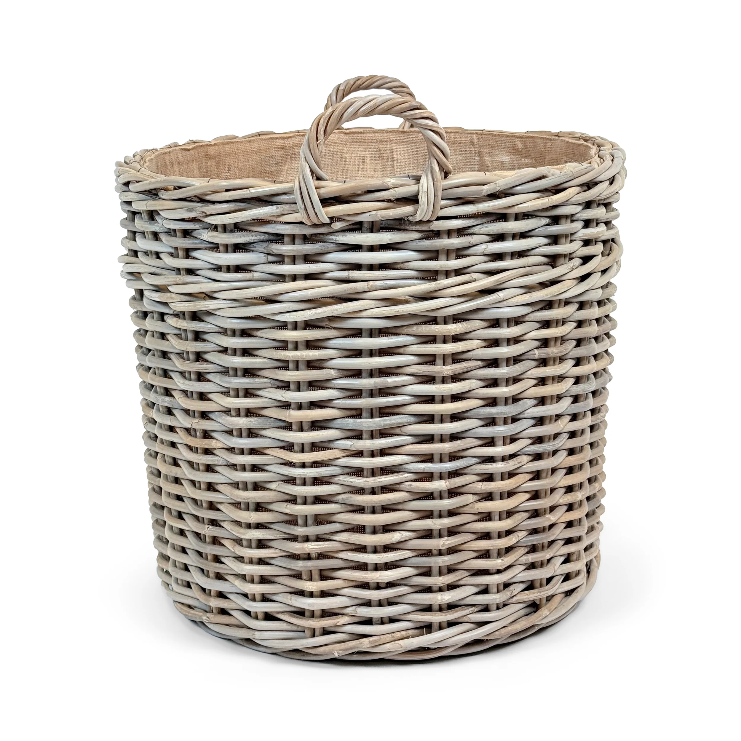 Oval Wicker Log Basket | Medium - Image 3