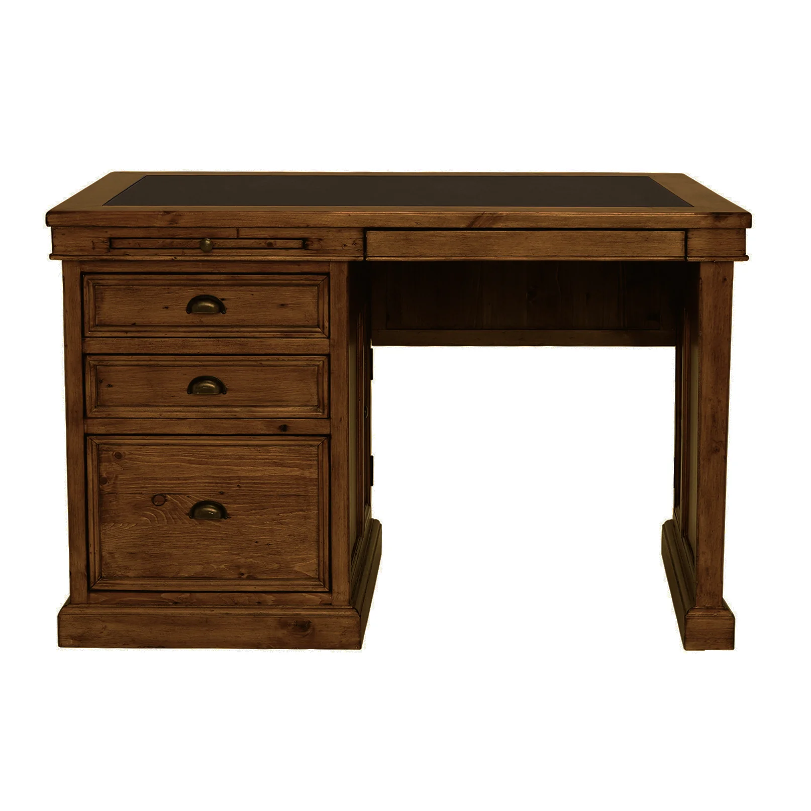 Oxford Antique Pine Small Single Pedestal Desk - Image 3