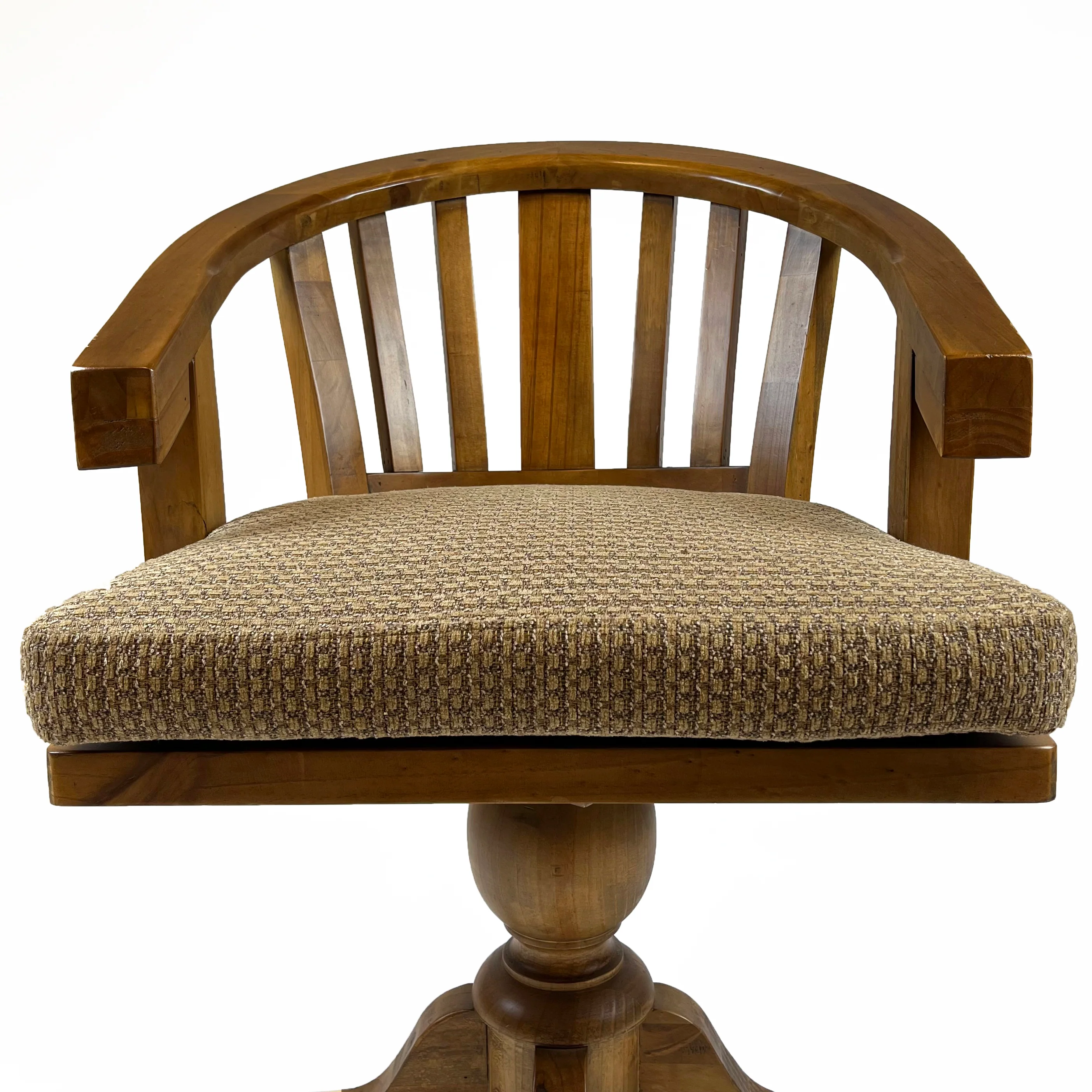 Oxford Light Pine Captain Swivel Office Chair - Image 6