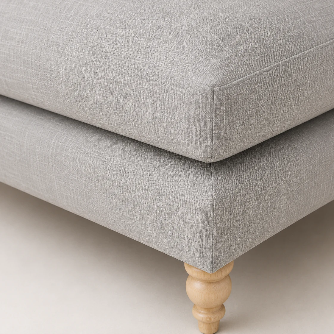 Penelope Footstool | Putty - Image 4