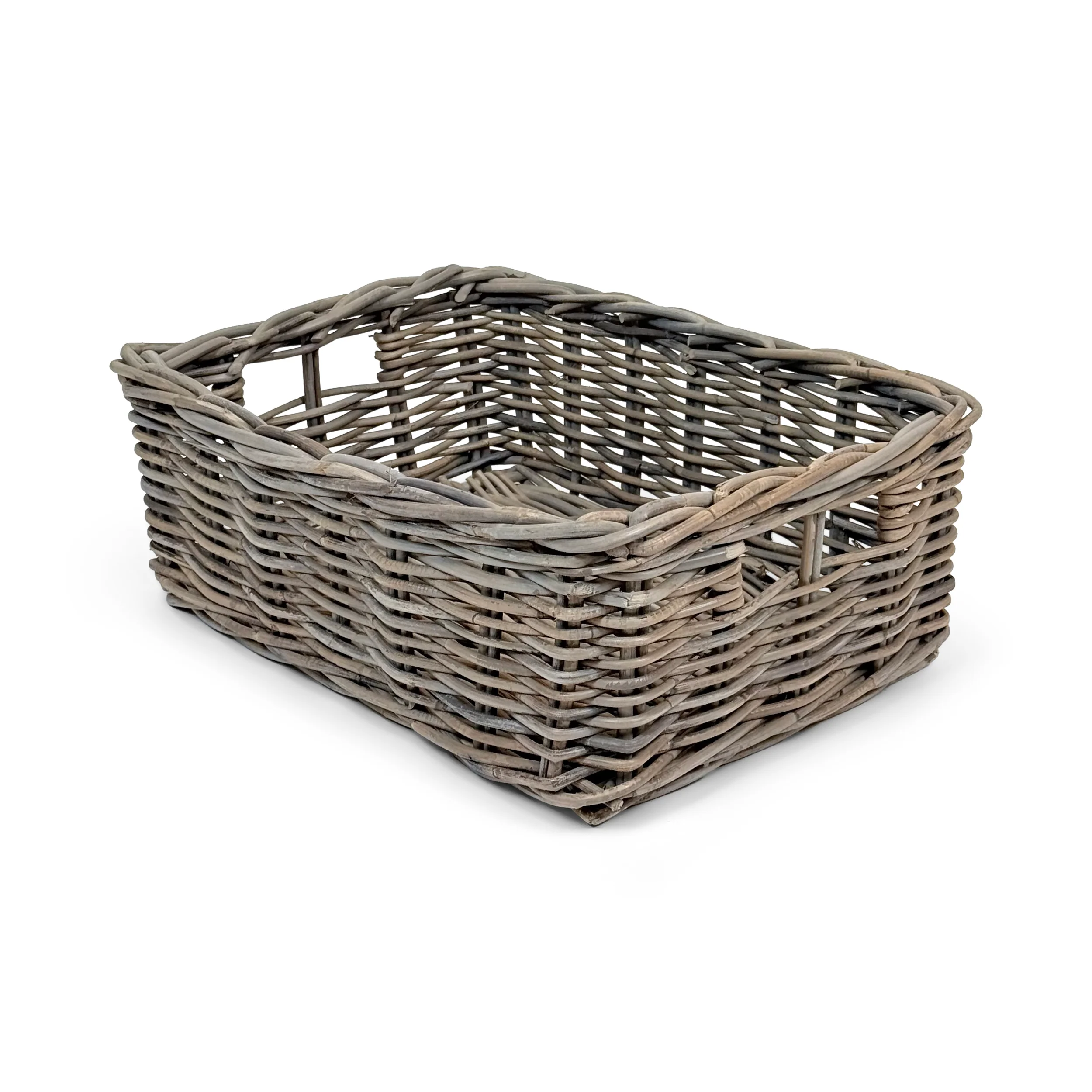 Rectangular Kubu Rattan Wicker Storage Baskets | Small - Image 2