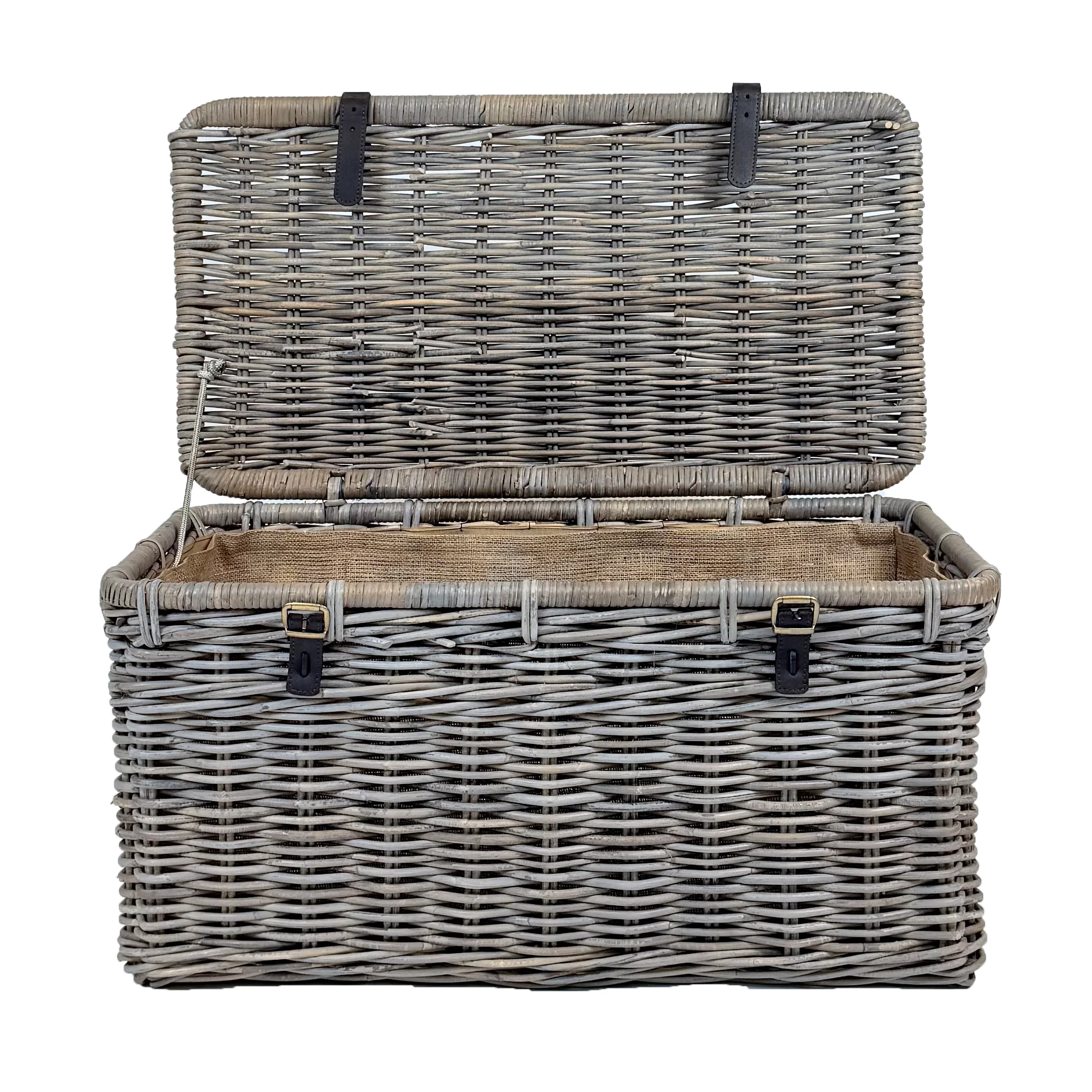 Rectangular Rattan Storage Trunk | Large - Image 4