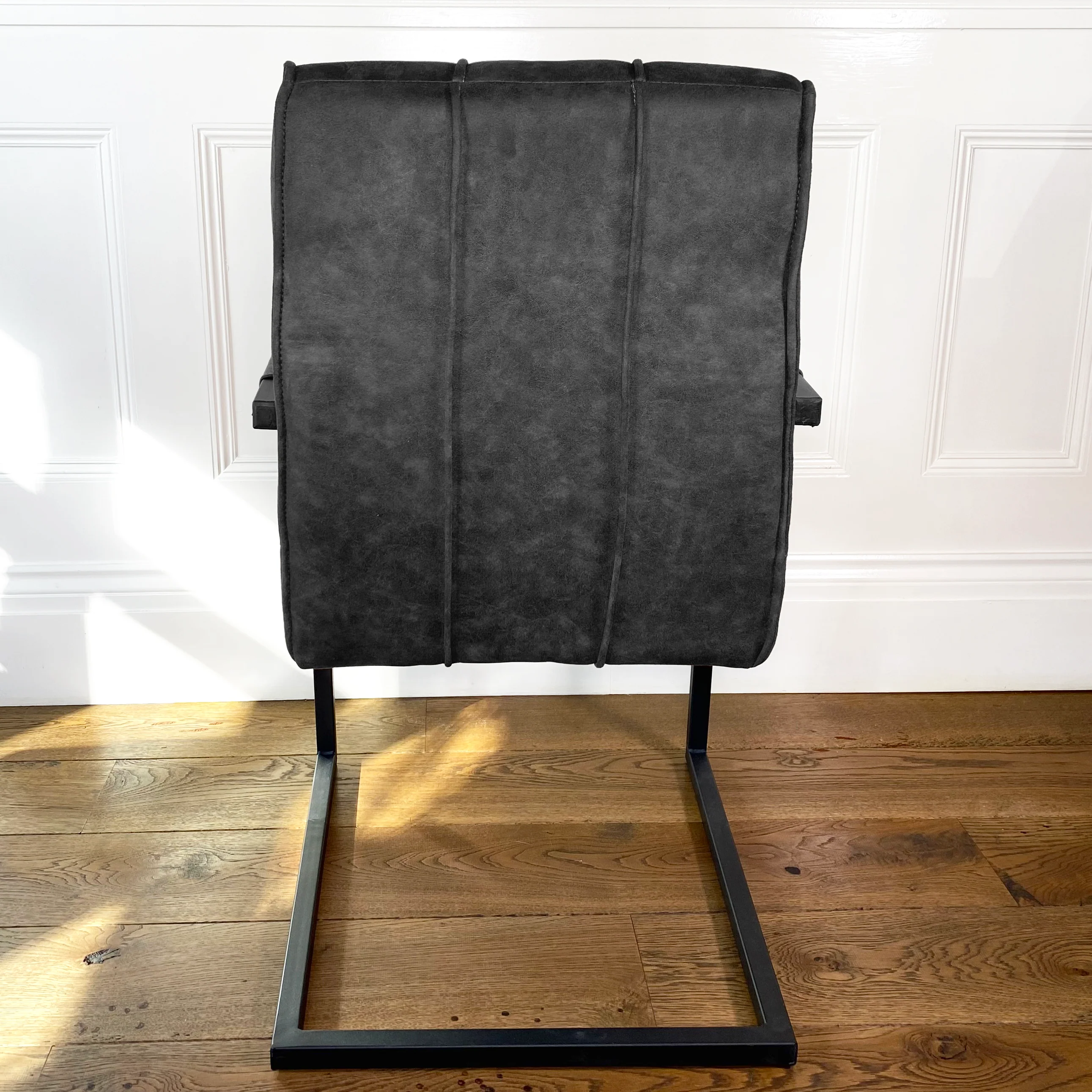 Shoreditch Industrial Dining Chair | Grey - Image 4