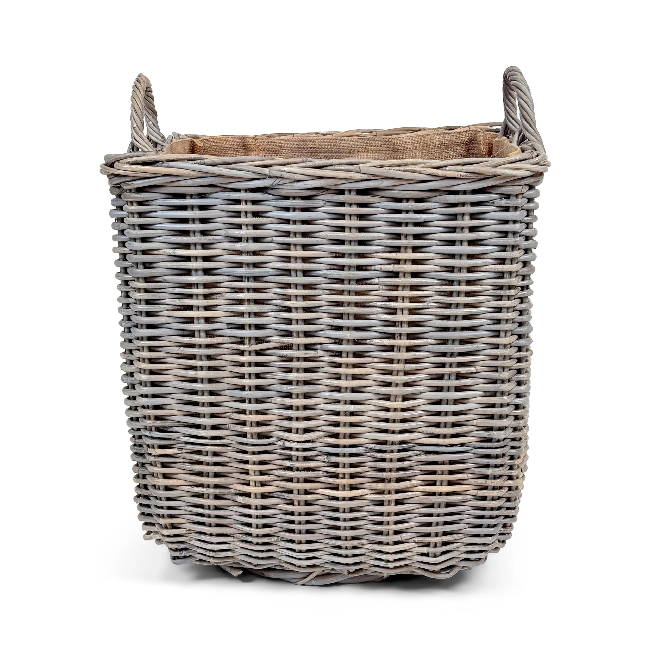 Square Wicker Log Basket | Large - Image 2