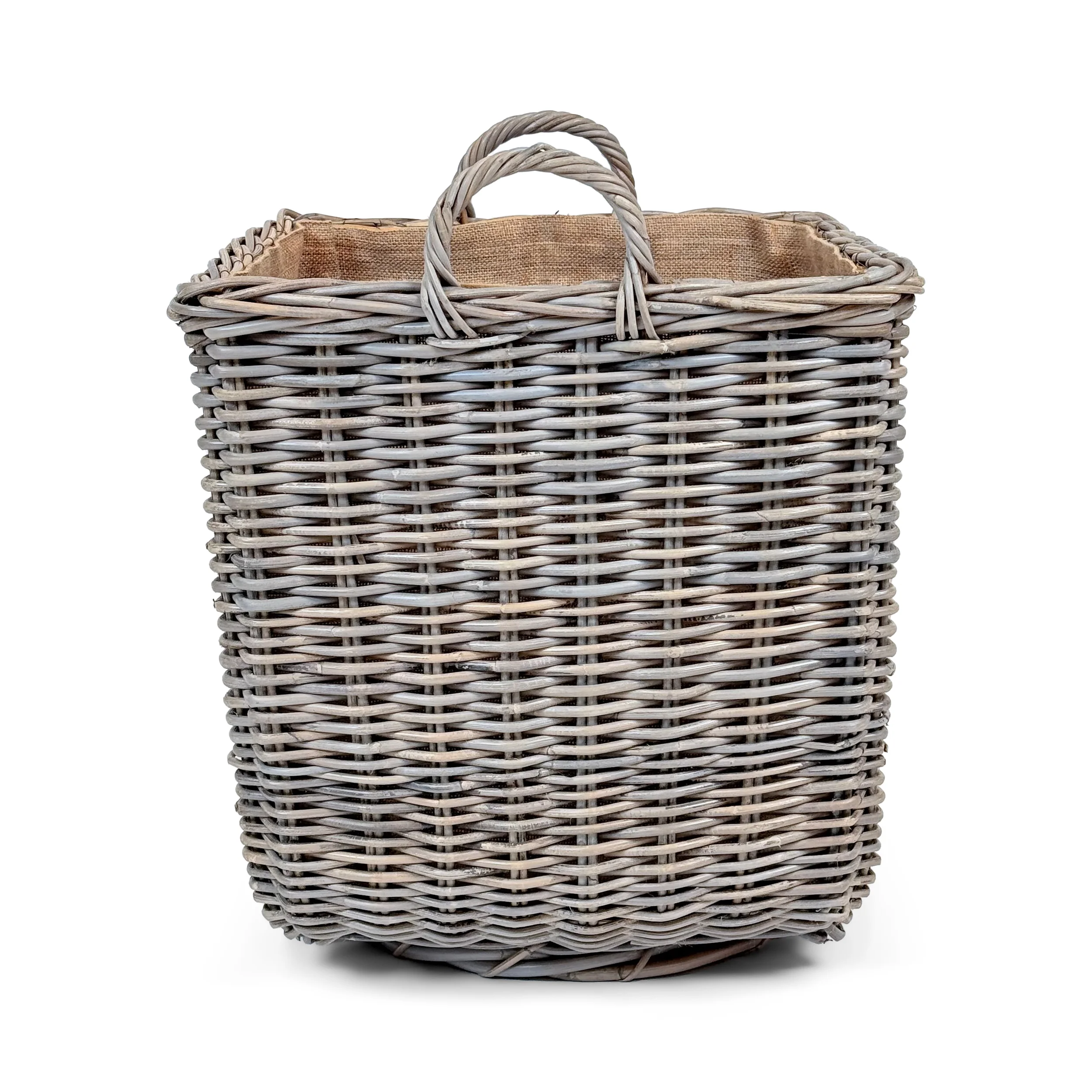 Square Wicker Log Basket | Large - Image 3