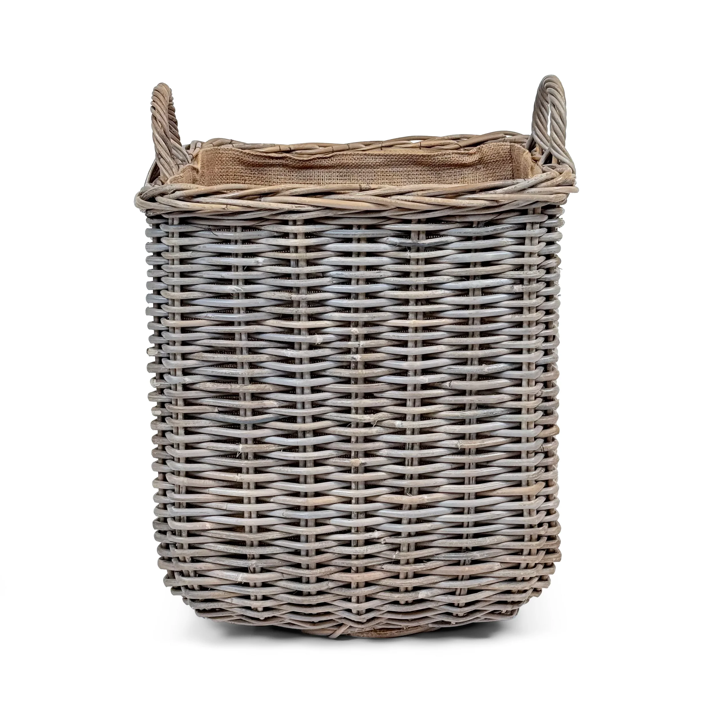 Square Wicker Log Basket | Small - Image 2